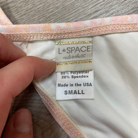 L Space Audrey Fringe Bikini Top Women's S Festival Boho - Picture 4 of 6